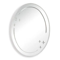 Зеркало FUSION MOZ03-550x700 овальное с декором (ZX5632)